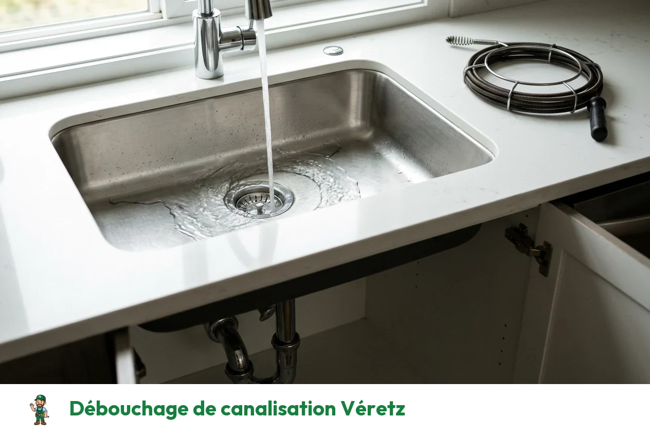 Débouchage de canalisation à Véretz