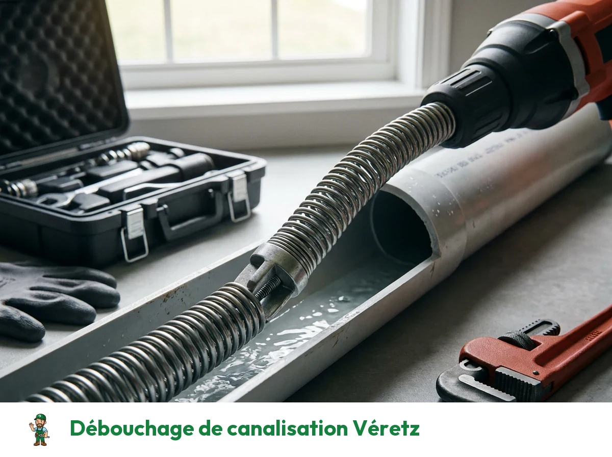 Débouchage de canalisation à Véretz