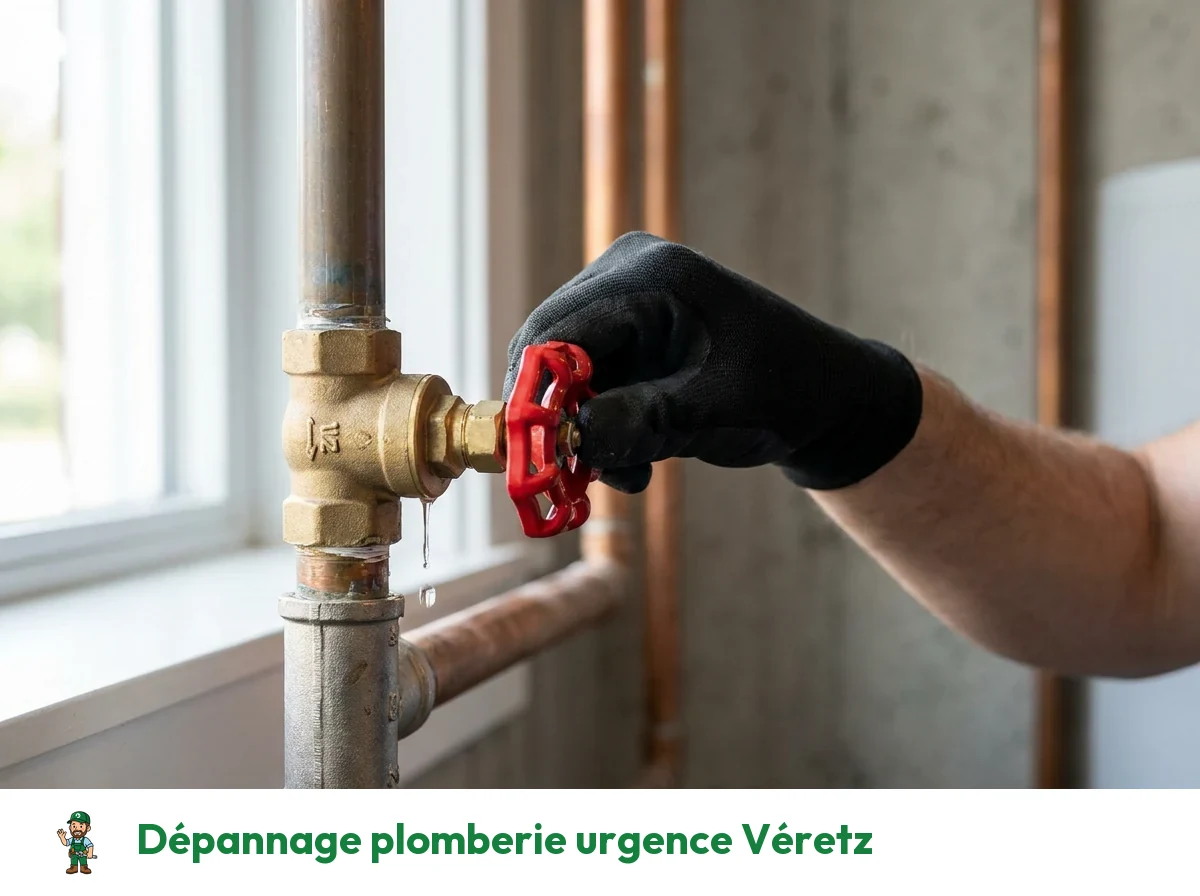Dépannage plomberie urgence à Véretz