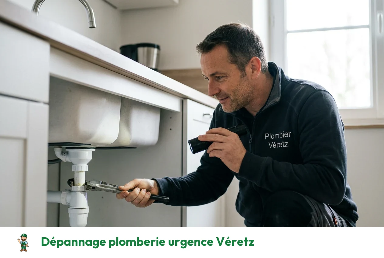 Dépannage plomberie urgence à Véretz