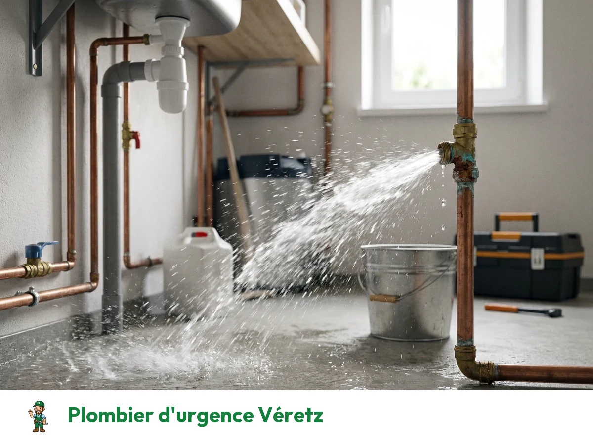 Plombier d'urgence à Véretz