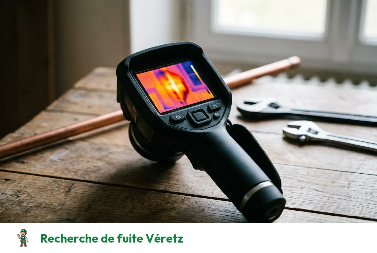 Recherche de fuite à Véretz