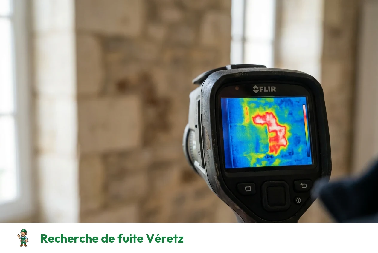 Recherche de fuite à Véretz