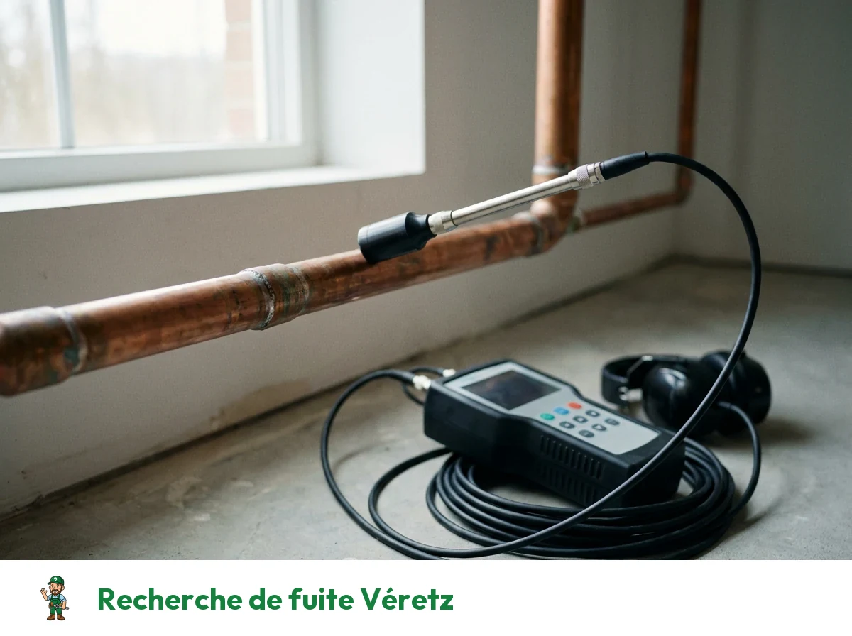 Recherche de fuite à Véretz
