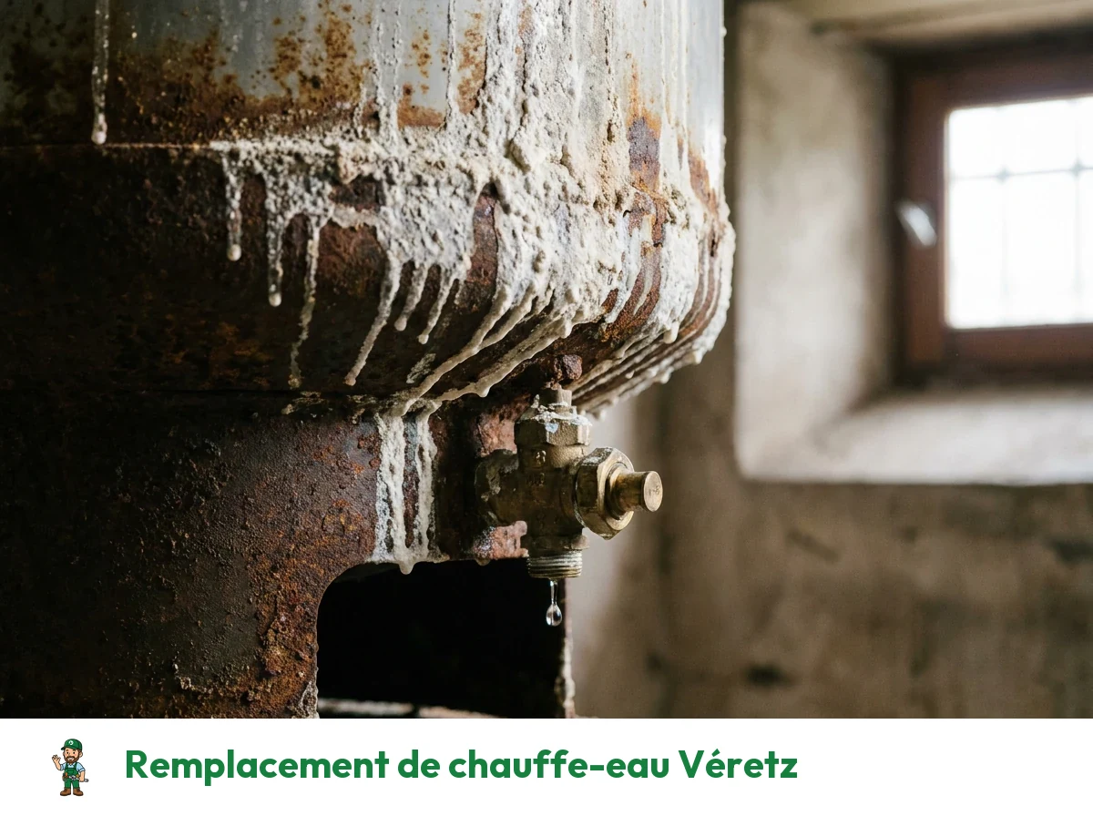 Remplacement de chauffe-eau à Véretz