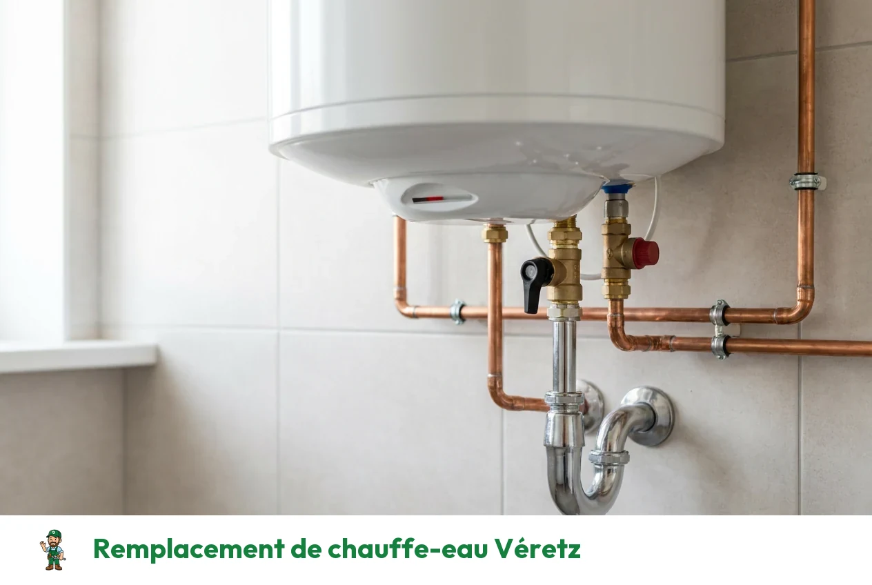 Remplacement de chauffe-eau à Véretz