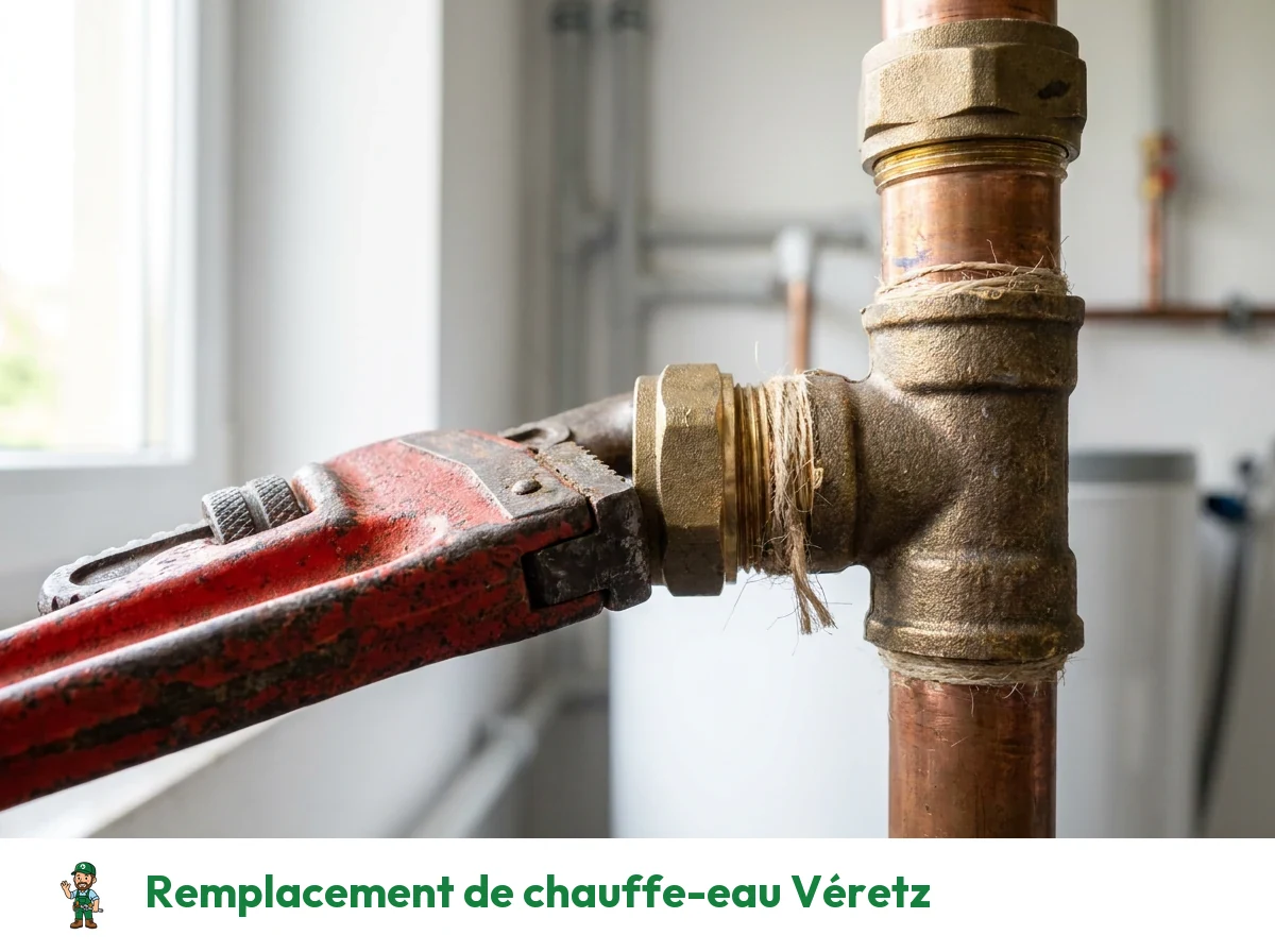 Remplacement de chauffe-eau à Véretz