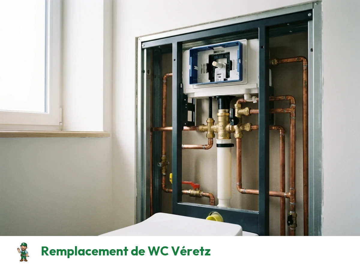 Remplacement de WC à Véretz