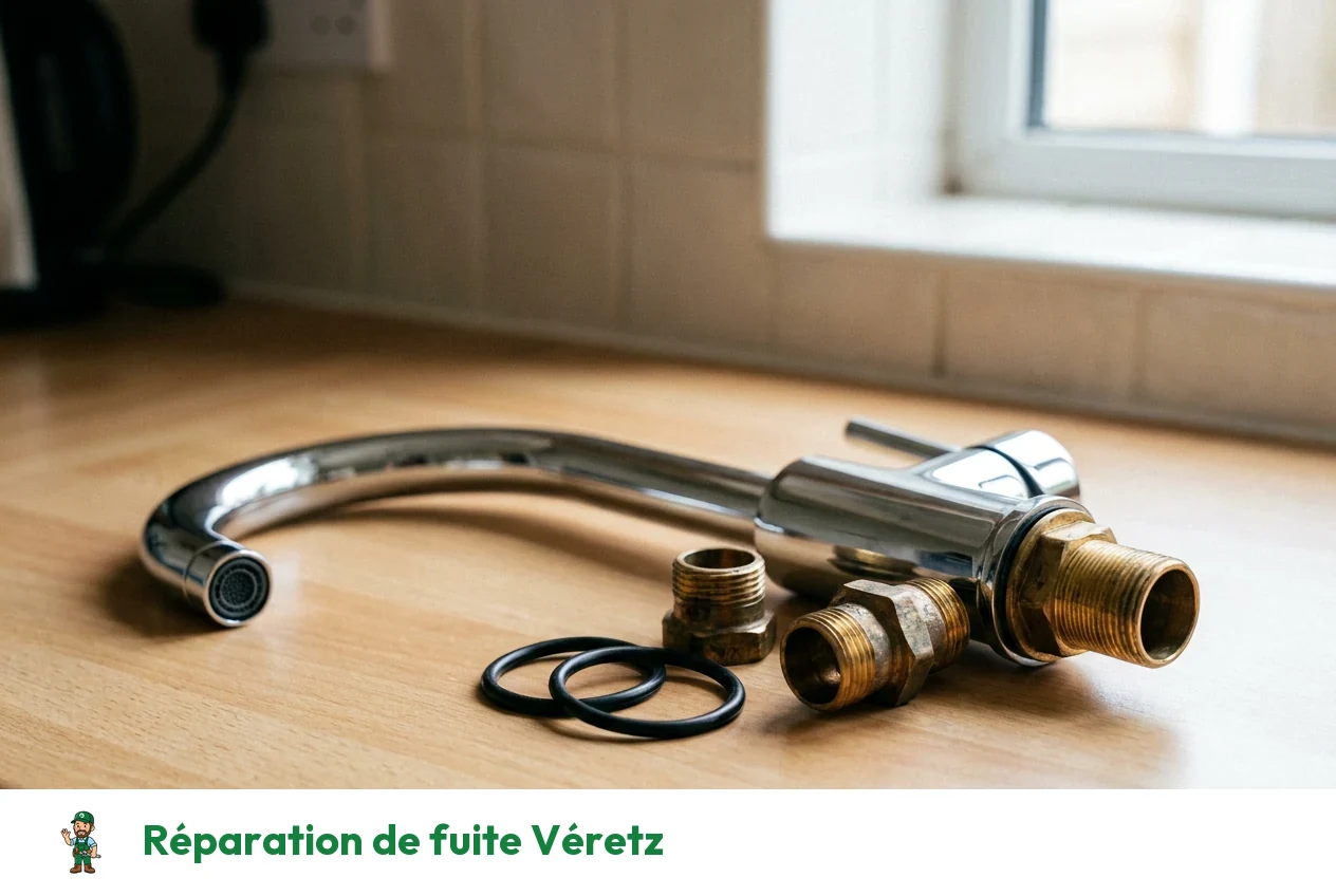 Réparation de fuite à Véretz