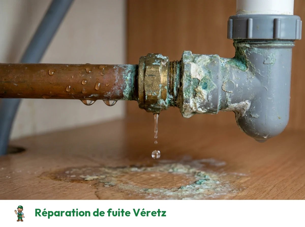 Réparation de fuite à Véretz