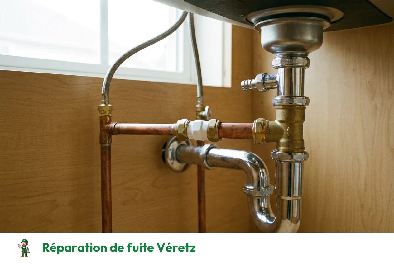Réparation de fuite à Véretz