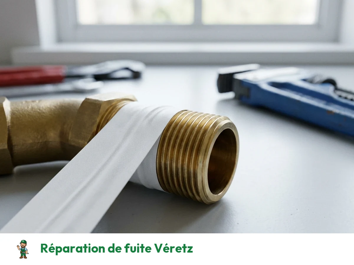 Réparation de fuite à Véretz
