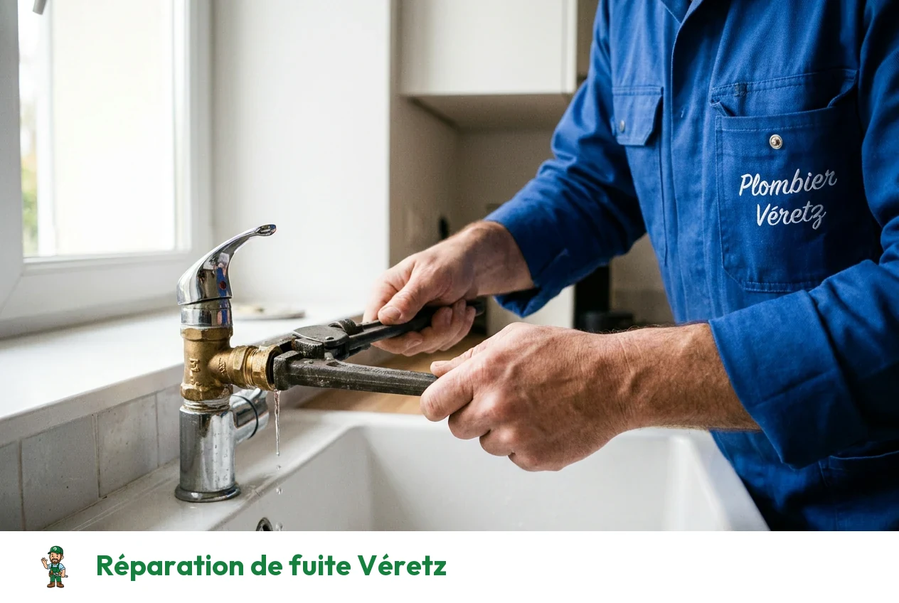 Réparation de fuite à Véretz